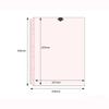 Pagine interne Raccoglitore per carte B5 Raccoglitore per fotocard Fogli PP Trasparente Senza Acidi Tasche Multiple Custodie Custodie per Album Fotografico