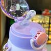 700ml Kids Water Bottle Large Capacity Leak Proof Food Grade Adorable Cartoon Design