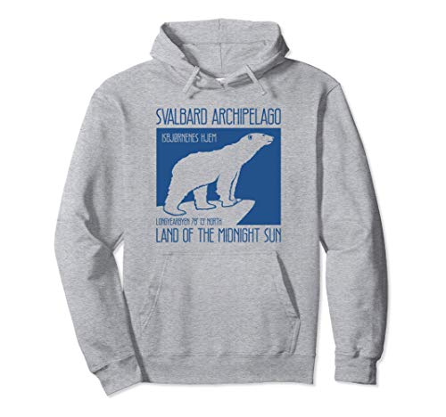 Svalbard Norway Polar Bear - Longyearbyen Spitsbergen Bears Hoodie
