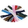 Sewing Nylon Zippers Assorted Color for and Tailors In 22.5 X 2.5 X 0.3 Cm Size 50 Pcs