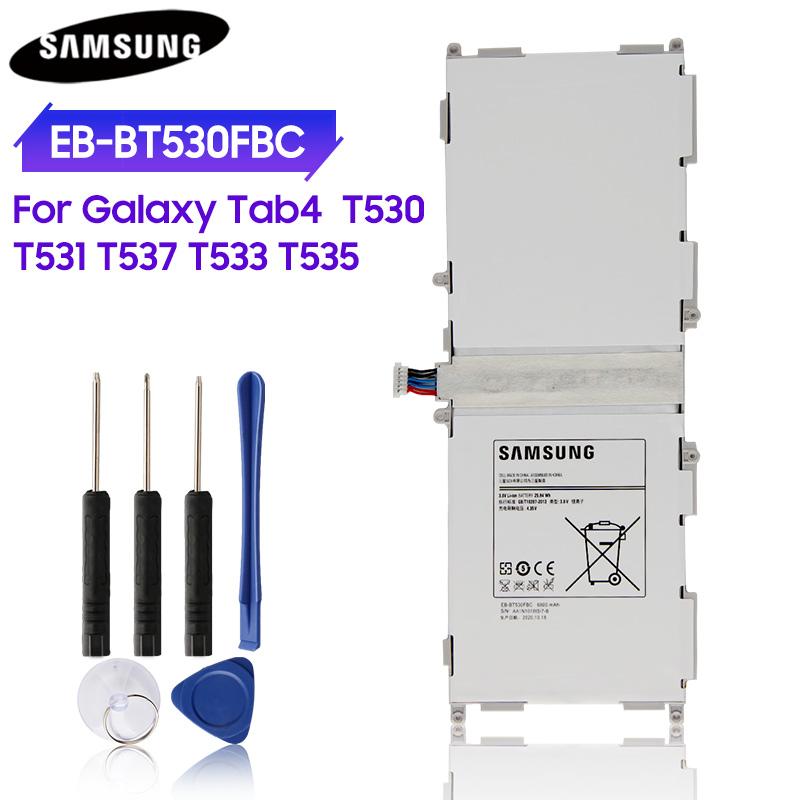 

Original Replacement Battery For Samsung GALAXY Tab4 T530 SM-T531 SM-T533 SM-T535 SM-T537 EB-BT530FBC EB-BT530FBU EB-BT530FBE 6800mAh
