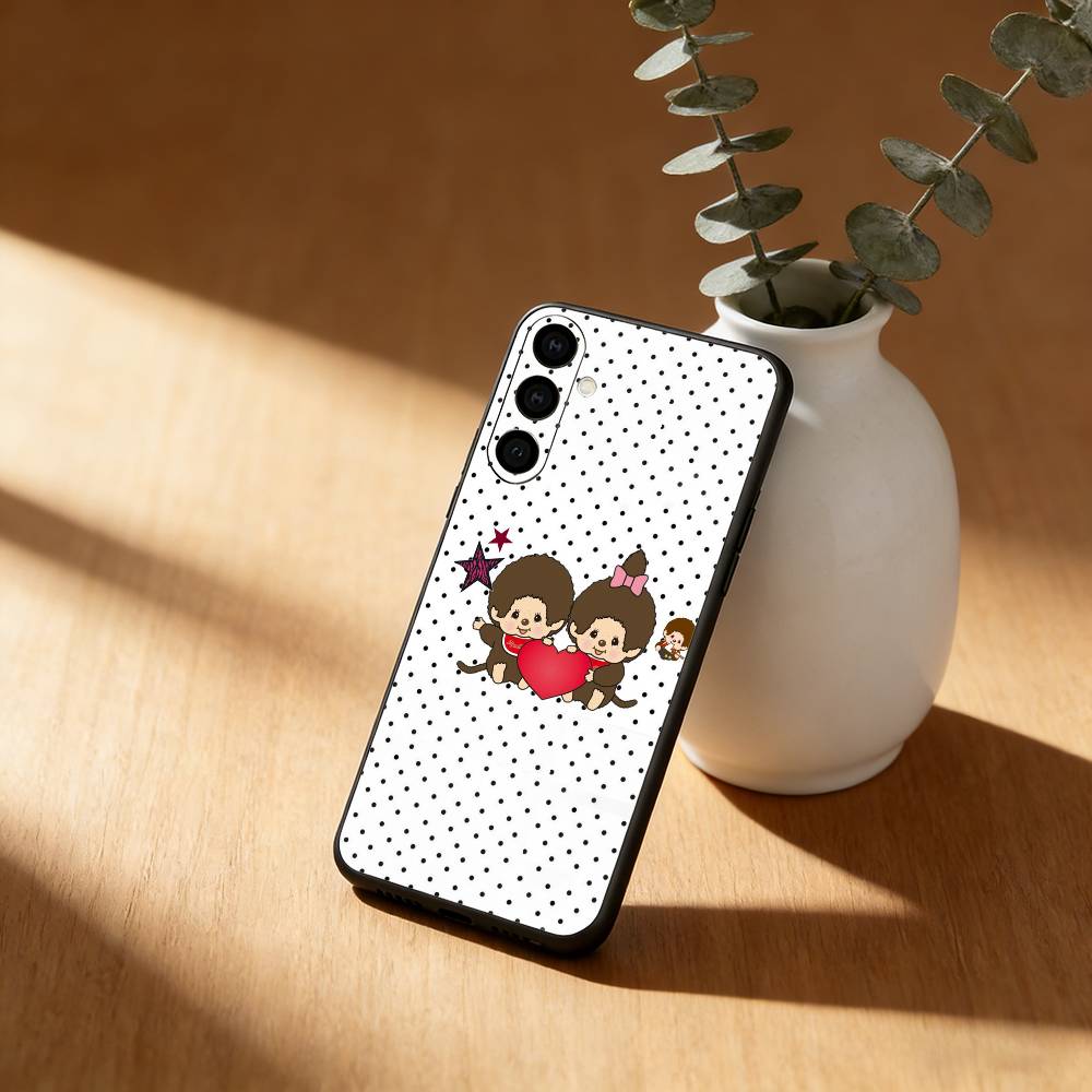 Cartoon M-Monchhichis Phone Case For Samsung Galaxy A20,21s,22,31,32,52,53,72,73,80,91 Soft Black Shell