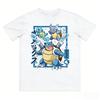 Pokémon Squirtle Evolution Printed Tshirt Mens and Womens Tshirt Mens Top Harajuku Y2K Tshirt 2026 Summer New Streetwear