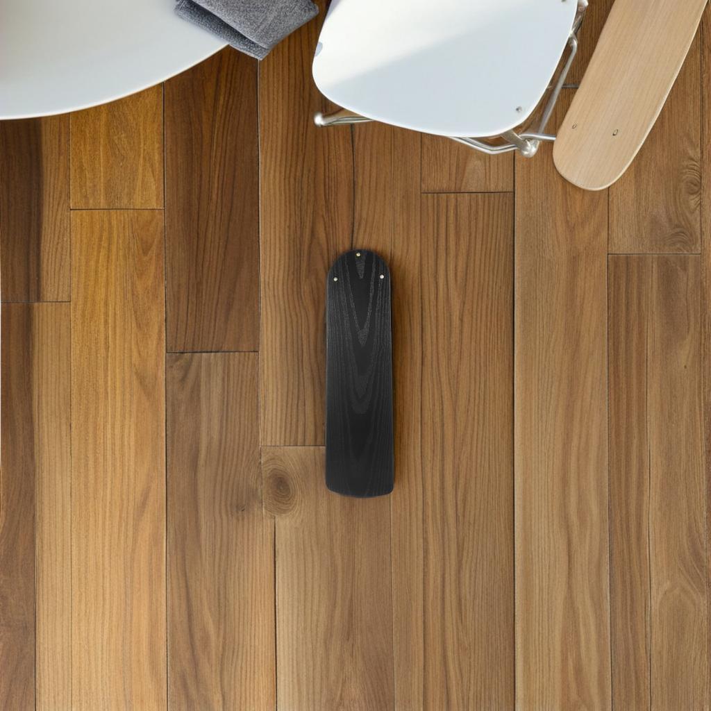Kunststoff Deckenventilatorblatt Ersatz Holzmaserung Muster Einfache Montage Deckenventilator Ersatzblätter für Zuhause Büro