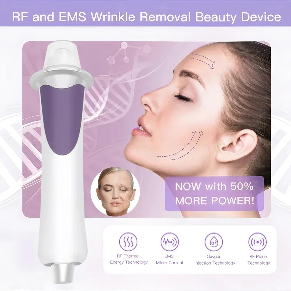 RF EMS Mesotherapy Beauty Pen Electroporation Radio Frequency Face Lift Machine Skin Rejuvenation Tighten Brighten Removal Stick