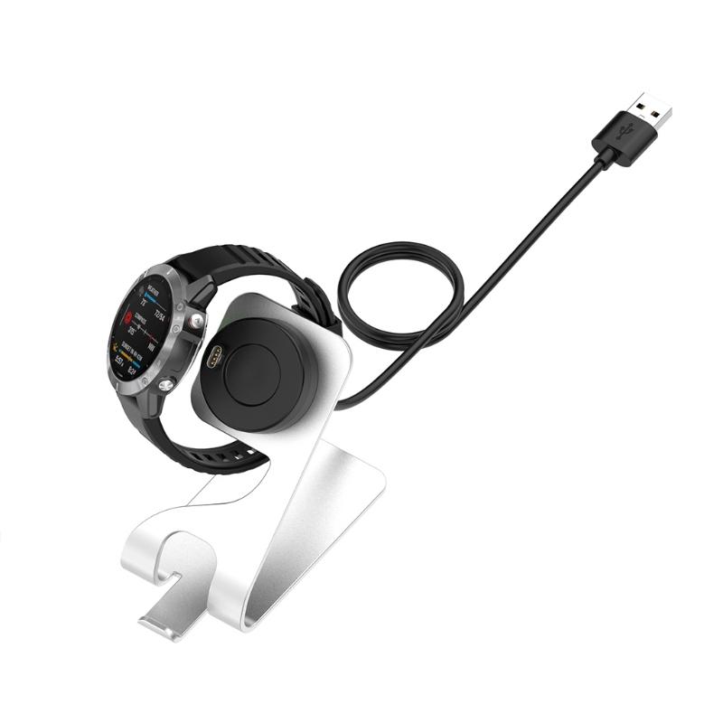 For -Forerunner 55 Charging Cable Bracket Smartwatch Station Charger Stand Charging Data Cable Holder