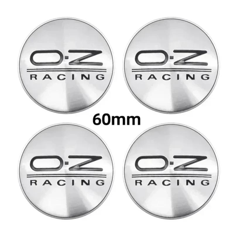 4pcs Car Wheel Hub Center Caps 56mm 60mm 65mm 68mm For Rim Cover Auto OZ Logo Badge Emblem Exterior Styling Accessories