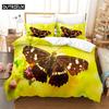 Butterfly Queen Bedding Set Duvet Cover Kids Bedroom Bed Set Comforter Cover Set King Size Duvet Cover Set Bedding Sets
