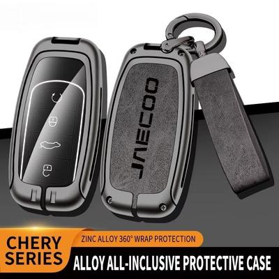 Car Key Cover Case Key Bag Shell Holder Protector Fob for Chery Jaecoo J7 J8 7 Tiggo 8plus 8 5 Plus 7pro Max Omoda 5 C5 Arrizo