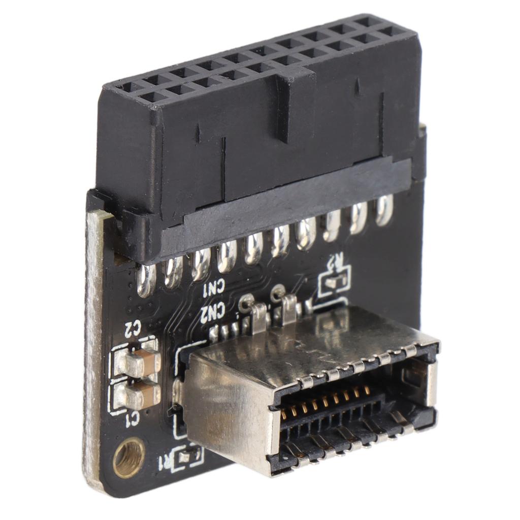 Computer Chassis Adapter USB3.0 19P 20P To TypeE 90  Degrees  Transfer Angle Design Positive Card Slot Converter