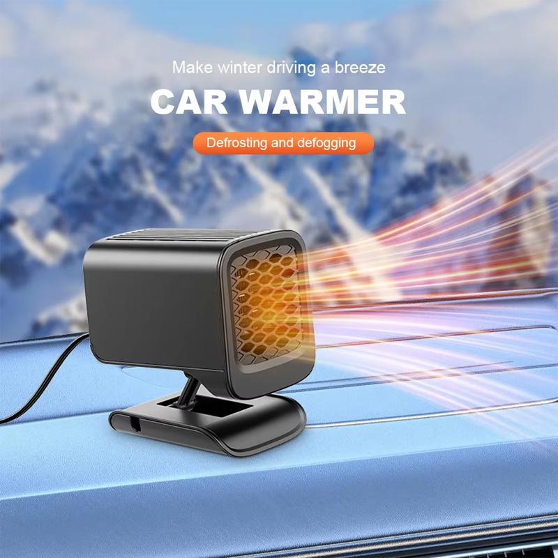 12V Car Defroster Demister Electric Heater Fan 120W Windscreen Defogging Defrosting Heating Essential For Winter Driving