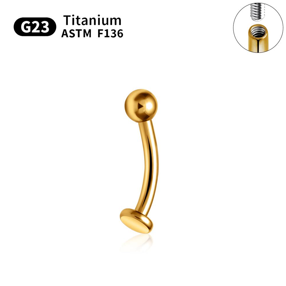 ASTM F136 Titanium 14G Belly Button Rings piercing set Nose Stud Labret Lip Stud Earring Eyebrow Body Jewelry For Women