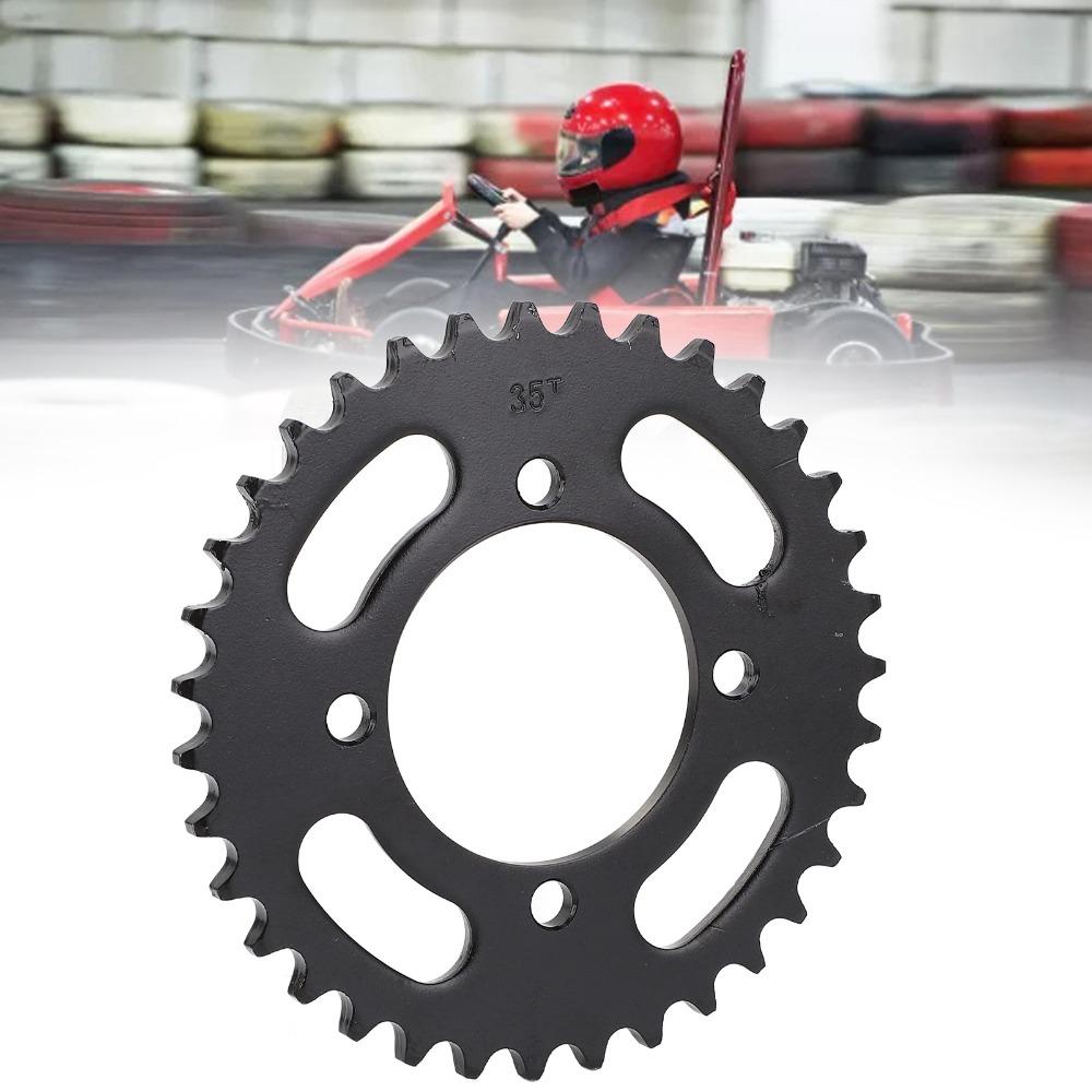 Steel Rear Sprocket Inner 76mm Drive Sprocket Durable Chain Sprocket  for Go Kart