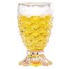 220ml Mermaid Glass Cup Milk Tea Ice Cream Cup Creative Fruit Juice Cold Drink Cup Fish Tail Fish Scale Cup Bar Tool