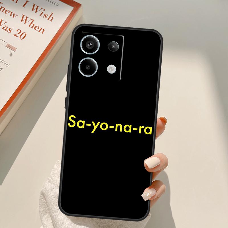 Banana Fish Sayonara Funda For Xiaomi Redmi Note 13 14 9 10 12 11 15 Pro Plus Case For Redmi 15 C 12C 13C 14C 10C