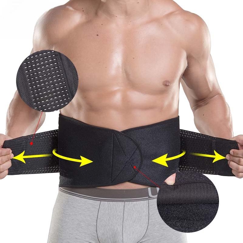 OLOEY Double-Layer Adjustable Weightlifting Waist Support Belt