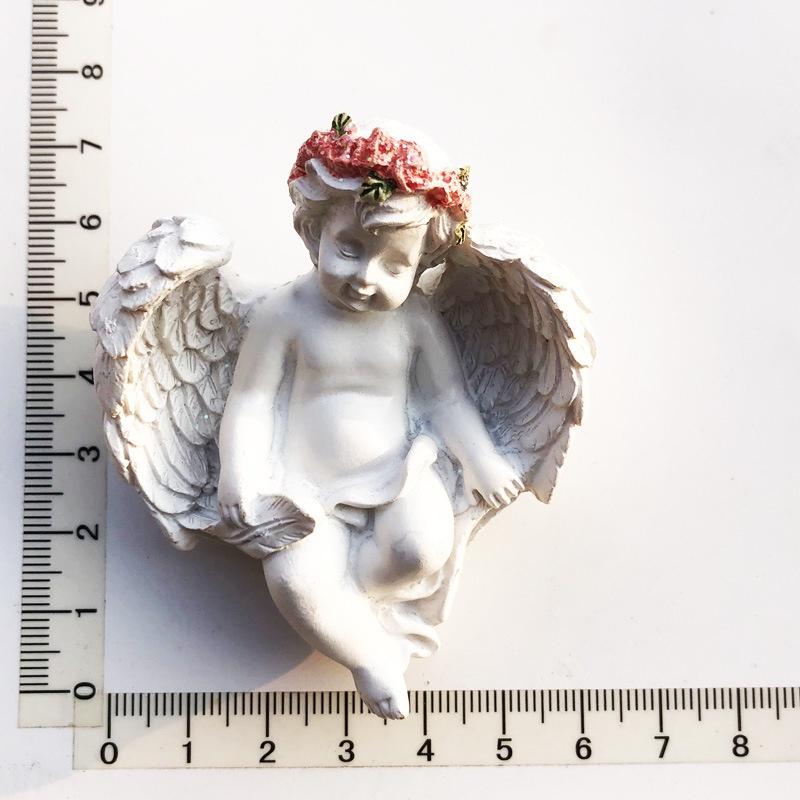 Cute Cartoon Angel Refrigerator Stickers Resin Handmade Creative Souvenirs Home Decoration