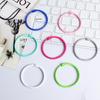 45mm Spring Coil Candy Color Keychain Ring Clasp for DIY Jewelry Accessories