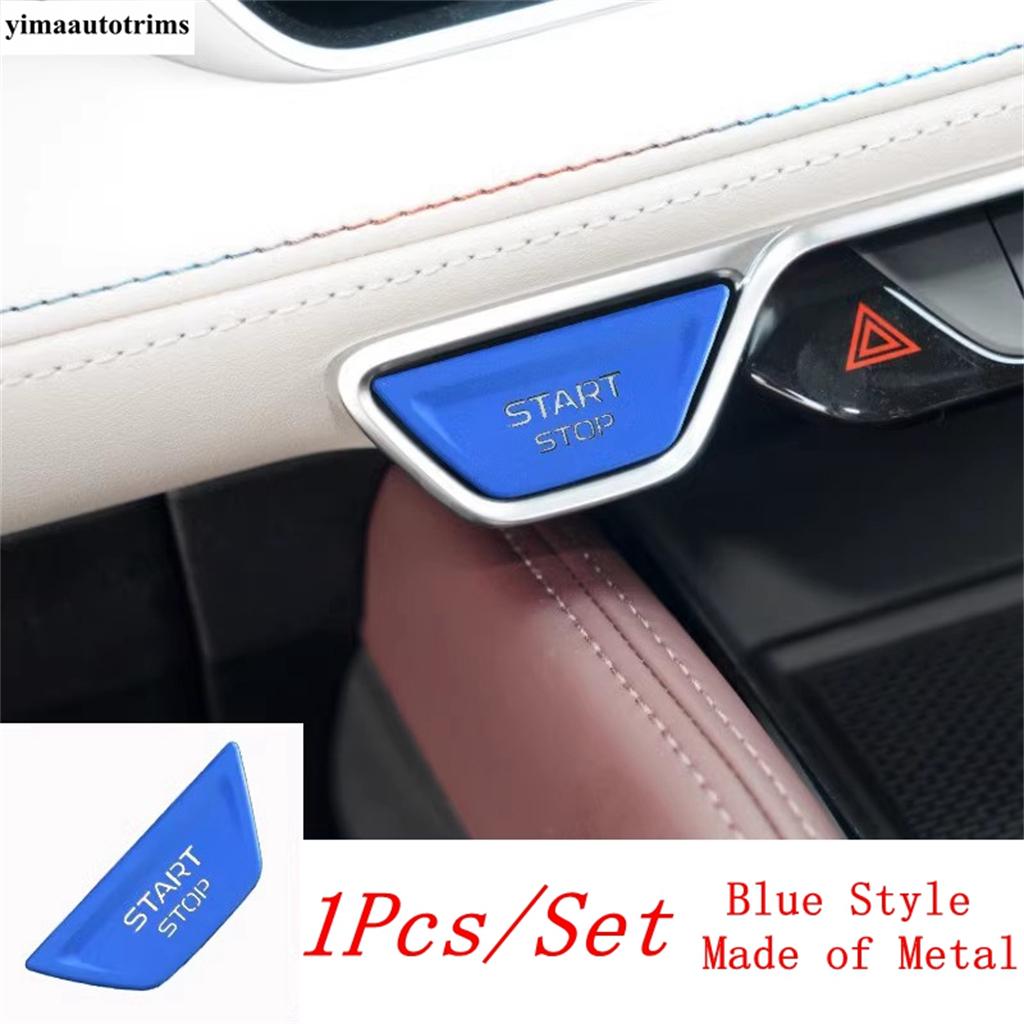 Start Stop Button Sequ / Auto P Gear Shift Panel Stickers Cover Trim Red Accessories For Geely Monjaro Kx11 Manjaro 2024