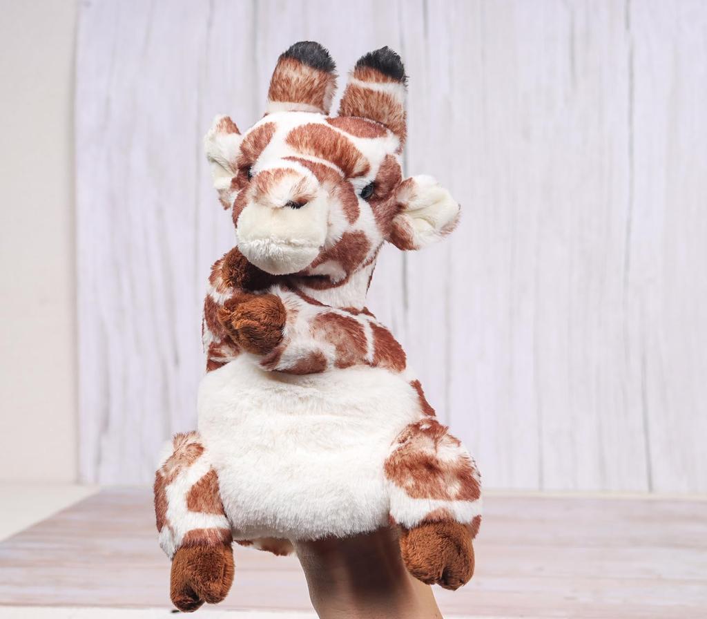 Takeoff Hand Puppet Giraffe Plush Toy