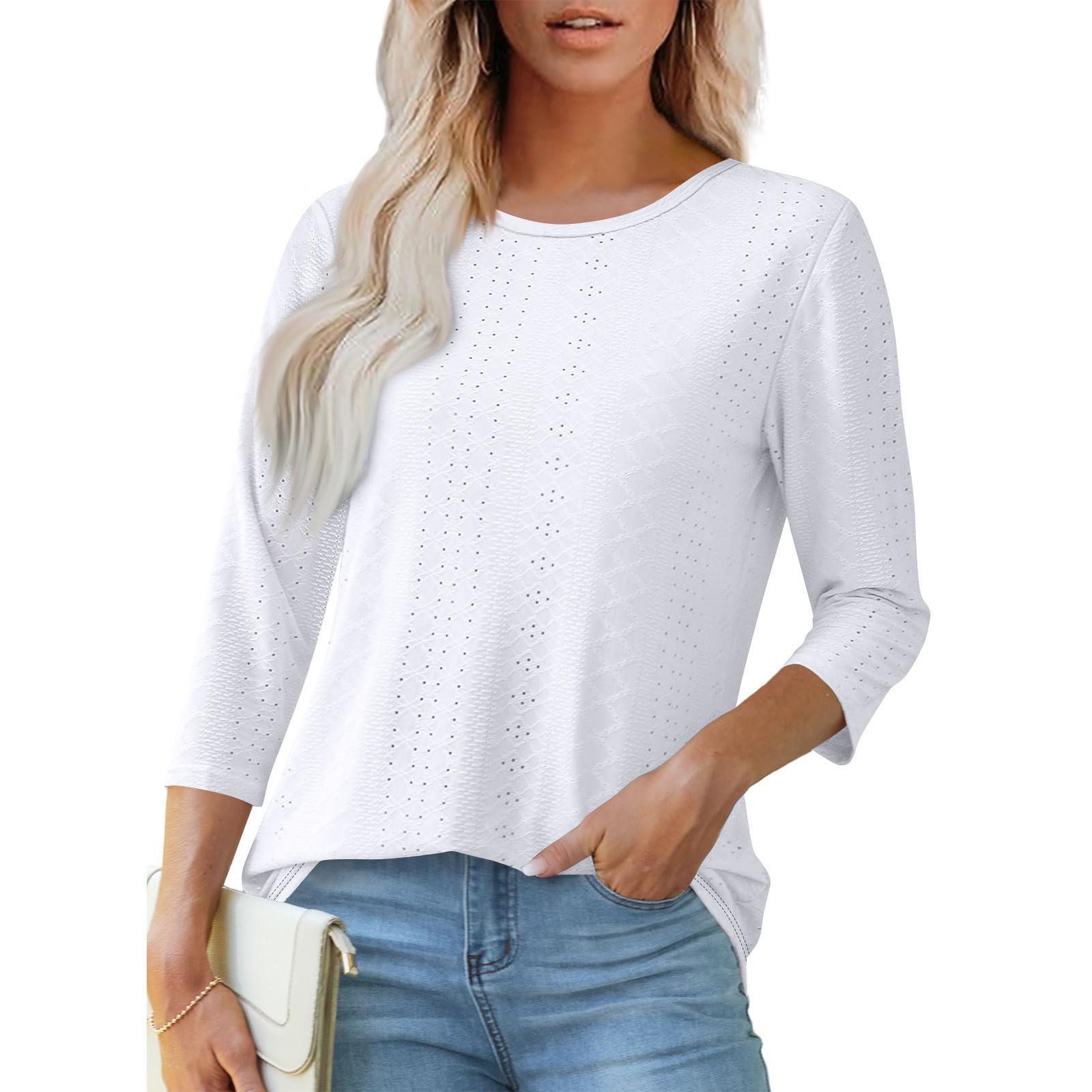 

Женские футболки Элегантные повседневные рубашки с принтом Короткие рукава Летние топы Свободный крой XL