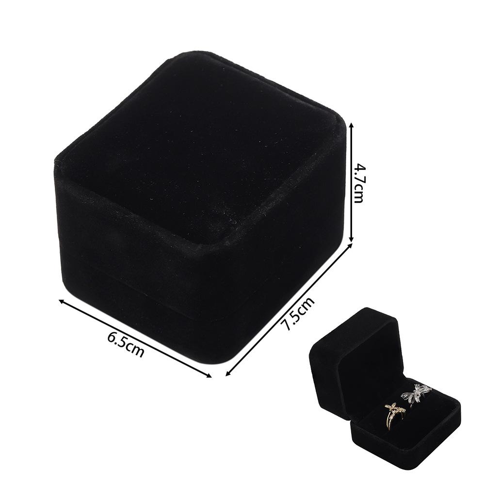 Rounded Flannel Jewelry Box for Rings, Earrings, Pendants, Bracelets, Bangles, and DIY Packaging.