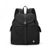 Manatsulife Nylon Backpack, Large Capacity, Lightweight, A4 Size, Multifunctional, Multiple Pockets, Water-Repellent, Drawstring Closure, Unisex,