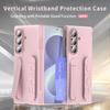Slim Foldable Phone Case With Pen Slot Card Holder Galaxy Z Fold 8 Ultra 7 6 Shockproof PC Cover