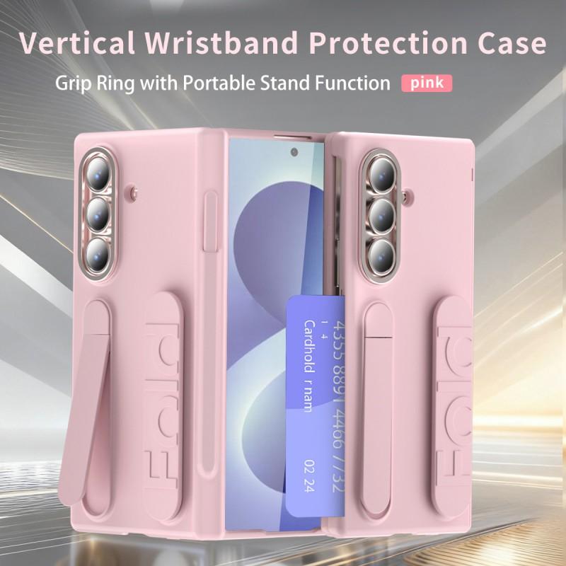 Slim Foldable Phone Case With Pen Slot Card Holder Galaxy Z Fold 8 Ultra 7 6 Shockproof PC Cover