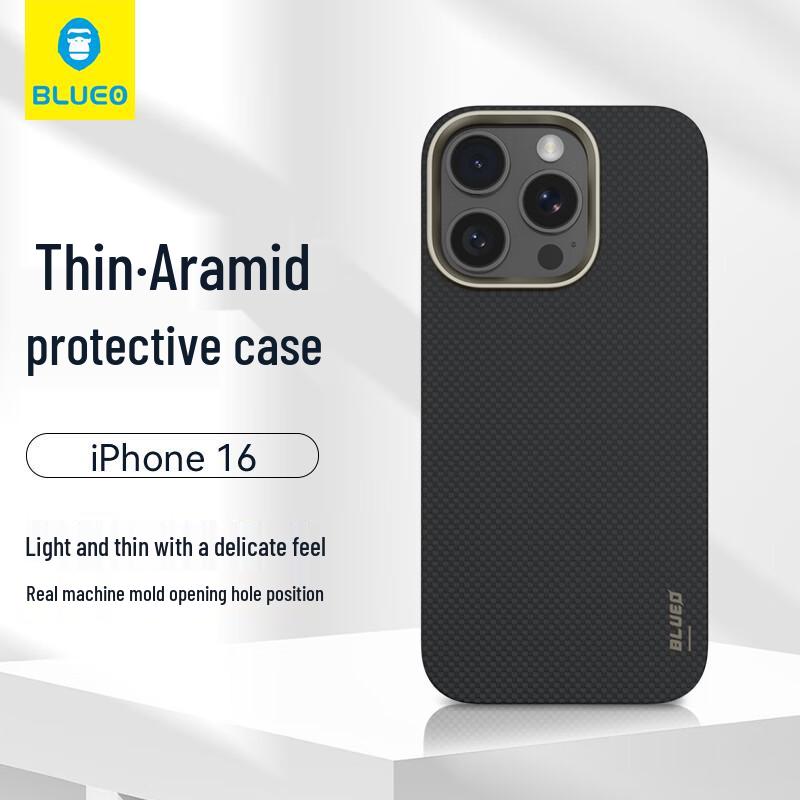 

Магнітний чохол для телефону з арамідного волокна BLUEO iPhone 16 Pro Max