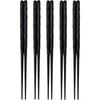 Sunlife Irregular Carving PBT Made In Dishwasher Set of 5 Pairs Chopsticks, Chopsticks, Japan, Safe, Black, 23cm,