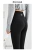Women's Extra Long Ribbed Cotton Fleece-Lined High-Waisted Leggings, 2025 Autumn/Winter Collection, Skin-Friendly