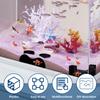 1/2Pcs Aquarium Underground Tunnel Two Hole and L Shaped Design Viewing Fish Shrimp Under Plastic Fish Tank Decoration Accessory