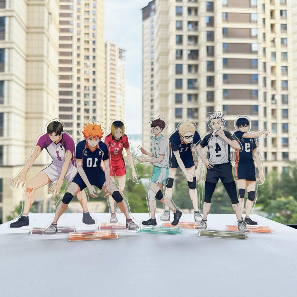 Haikyuu!! 15CM Acrylic Stand Hinata Shoyo Kageyama Tobio Oikawa Tooru Anime Figure Desk Decor Otaku Fans Collection Gift