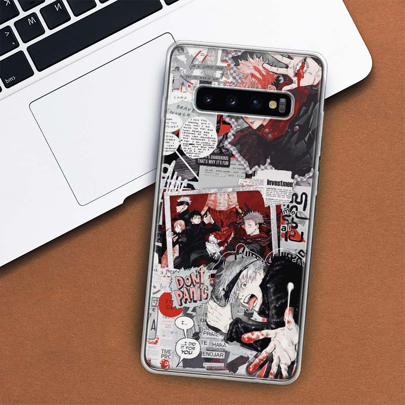 Jujutsu Kaisen Gojo Satoru Phone Case For Samsung Galaxy M21 M12 M31S M32 M51 M52 Note 20 Ulte 10 Plus 9 8 J4 J6 + J8 M11 F52 F6