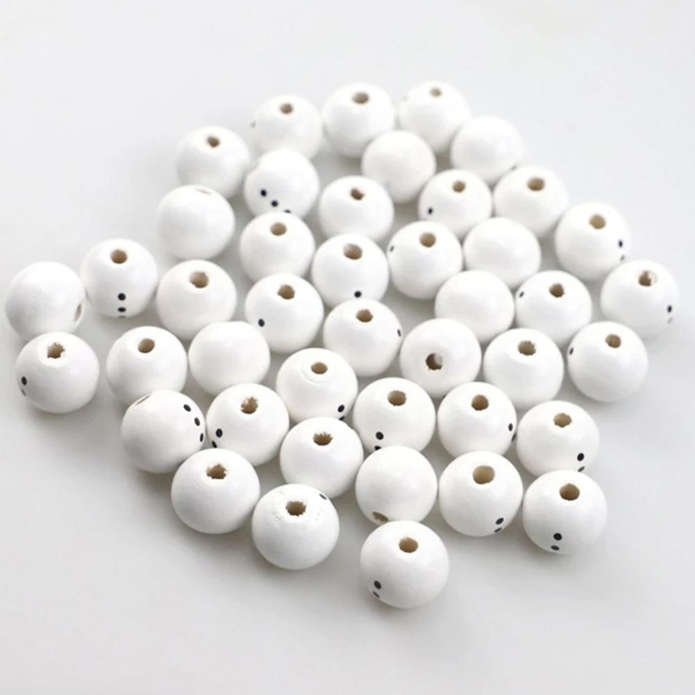 Festival Christmas Beads Handcraft Party Snowman 100pcs
