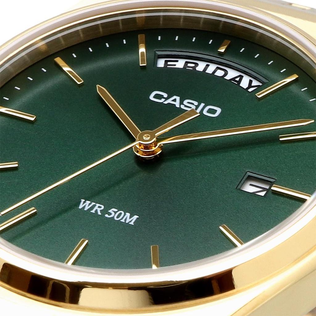 CASIO Standard Analog Quartz Watch Gold X Green [Casio] Men's MTP-B146G-3AV (Overseas Model) [Used]