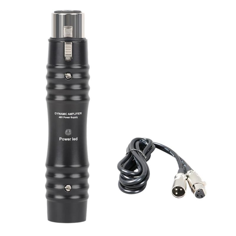 Durability Metal Handheld Microphone Preamplifier 48V Amplifier Ideal For Stage Performances And Public Speaking