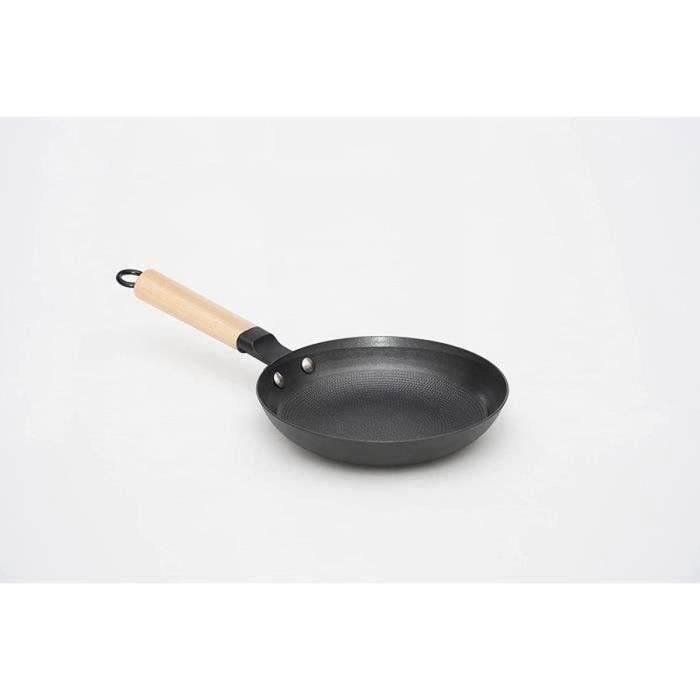 Poêle À Frire En Fonte - Natural - 28 Cm - Anti-adhésif - PFOA Free - Induction