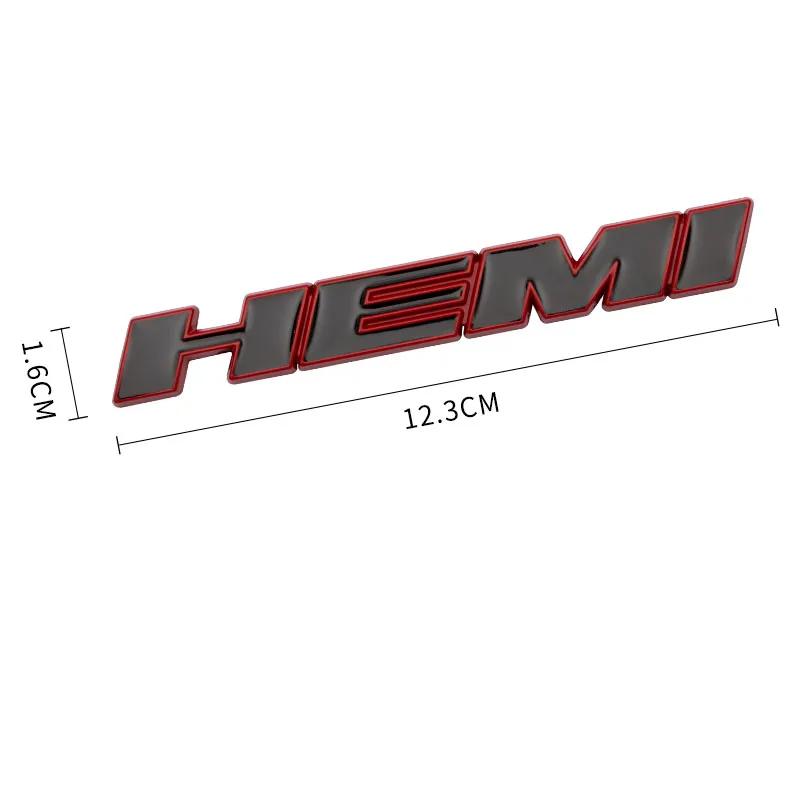 Car Front Grille Emblem Body 3D Hemi Sticker  for Dodge RT RAM Jcuv Nitro Caliber Viper Dakota Journey Caravan Charger Durango