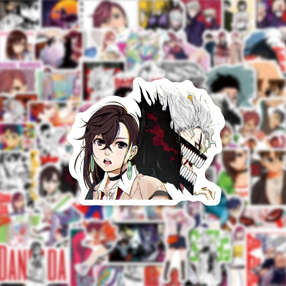 10/30/60pcs Cartoon DAN DA DAN Graffiti Stickers Cute Momo Ayase Decals DIY Laptop Journal Notebook Reward Funny Okarun Sticker