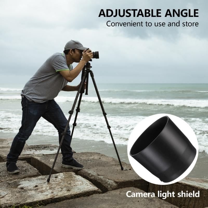 Camera Lens Sunshades for Enhances Photo Quality, for RF100-400mm F5.6-8&EF70-300mm f/4-5.6 Lens Models AntiGlare