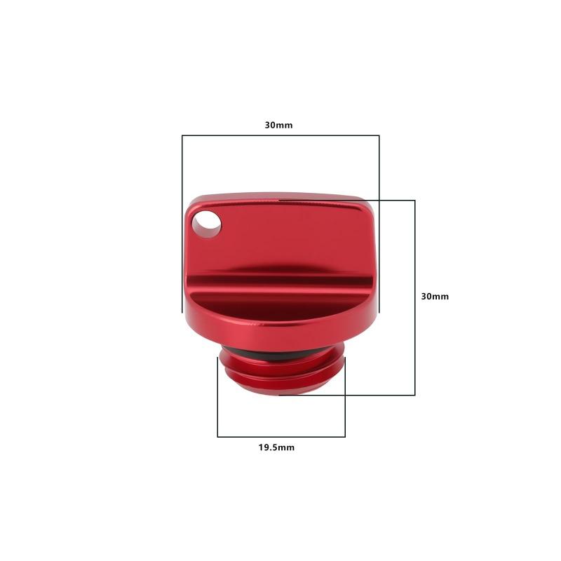 New Motorcycle Universal Crankcase Cover M20*2.5 CNC Engine Oil Filler Cap Plug For General 2025 1pcs
