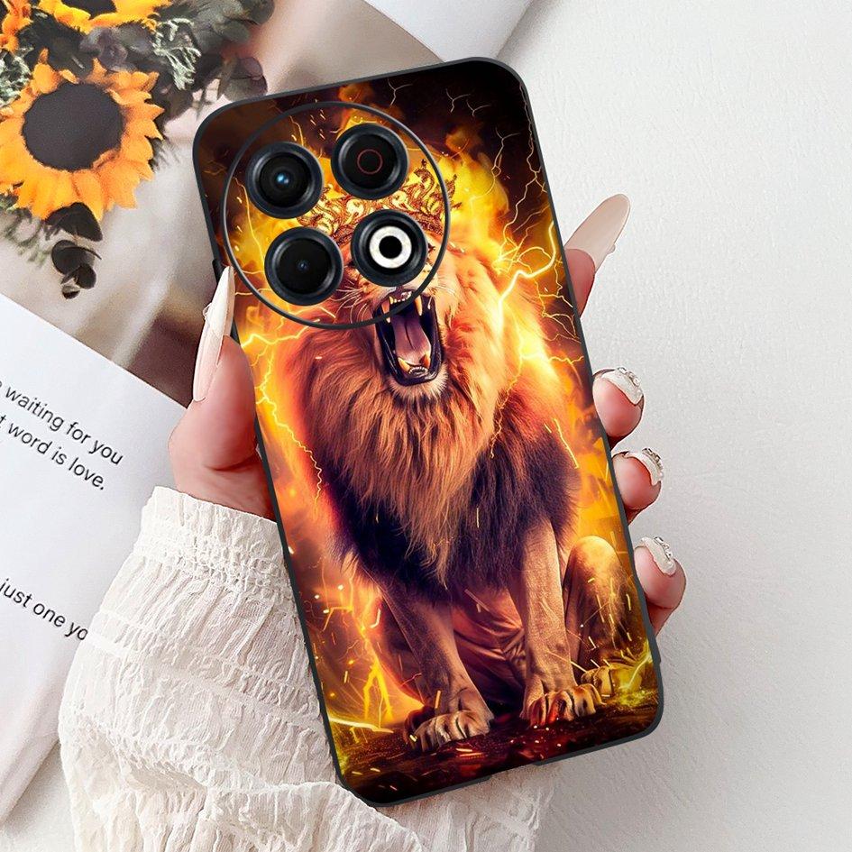 For Tecno Spark 30 Pro 4G Case Cool Fashion Dragon Lion Soft Silicone Shockproof Cover For Tecno Spark 30 KL6 Spark30 Pro Bumper