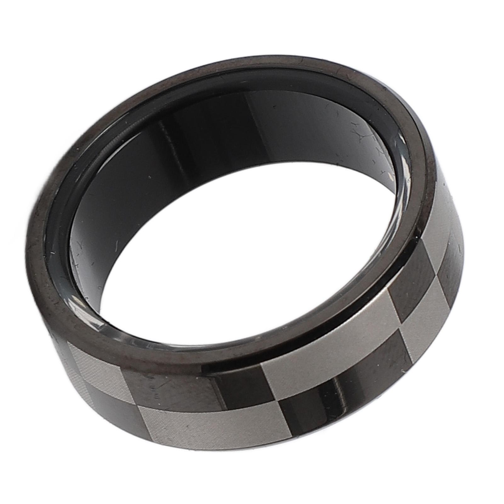 

Смарт-кольцо 5ATM водонепроницаемое легкое алюминиевое сплав управление жестами калории расстояние шаг ID 18.9mm / 0.74in