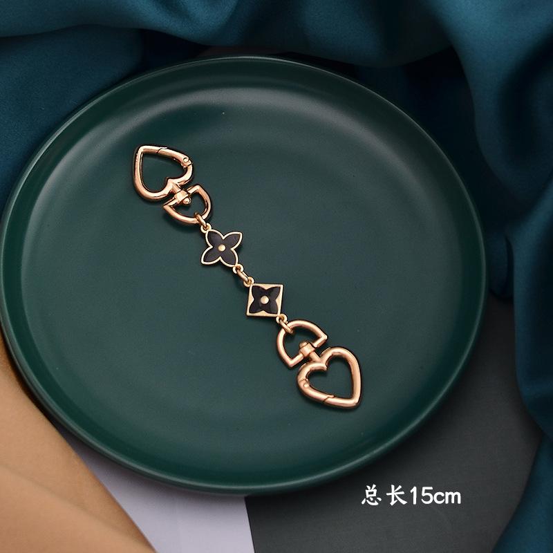 Bag Extension Chain Pearl Metal Accessories Love Buckle With One Shoulder Mahjong Armpit China-Chic Style