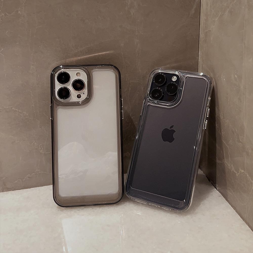 Acrylic Space Shell IPhone 14 Apple Phone Case 16Pro Max Full Cover Anti Fall 15 Suitable for 11 Transparent X
