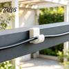 Firm Locking Wire Holders Pergola Cable Clip, Outdoor Light Organizer Hook for 3-8mm Strings, Tool-Free Snap-On No Drill String Clips Install,