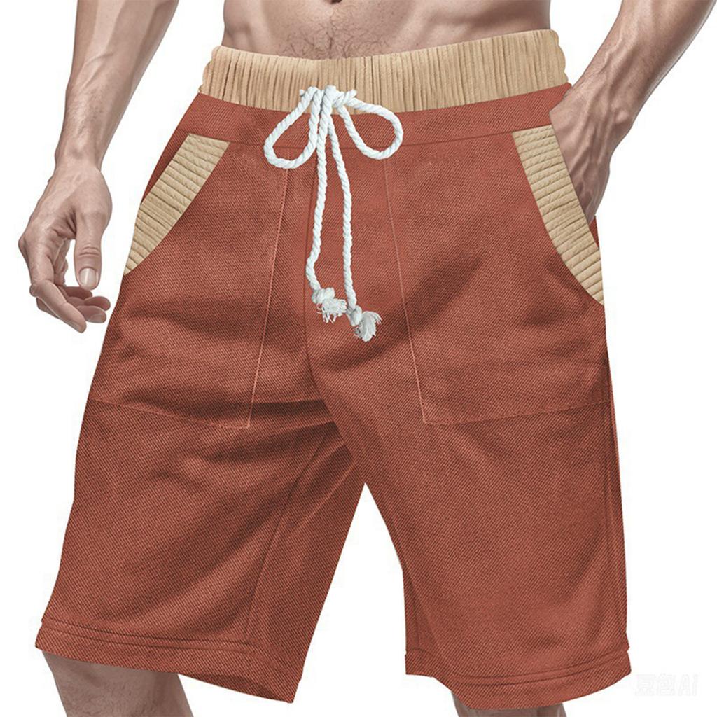 Men'S Fashionable Sports Pants Damaged Casual Shorts