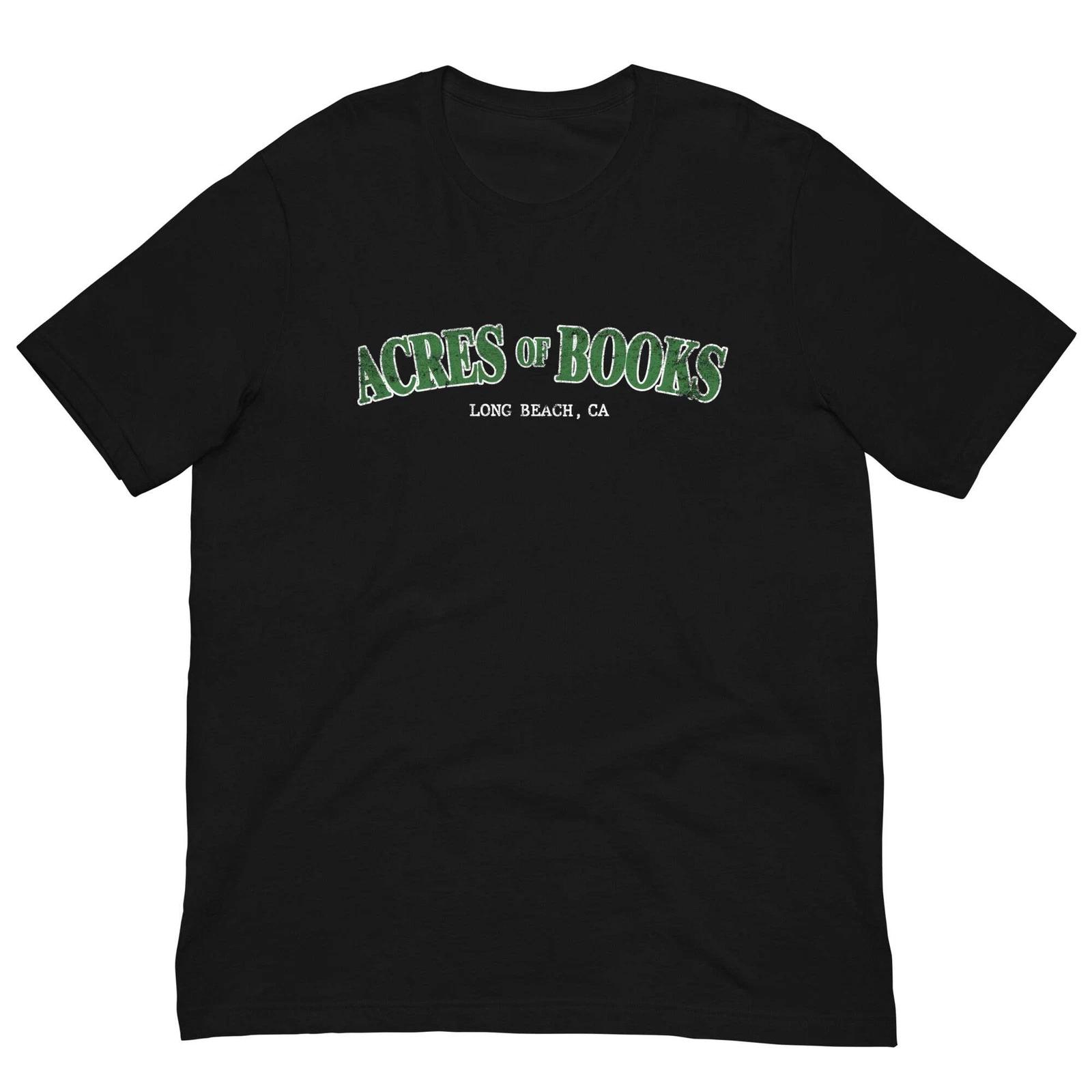 Vintage Retro T Shirt Acres of Books Long Beach California SoCal Graphic Tee 4XL